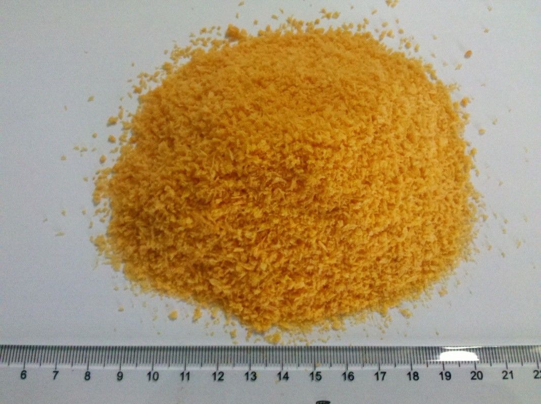 5mm Naaldvormige Gele Panko Broodkruimels HACCP Gecertificeerd voor het Frituren van Garnalen of Kip