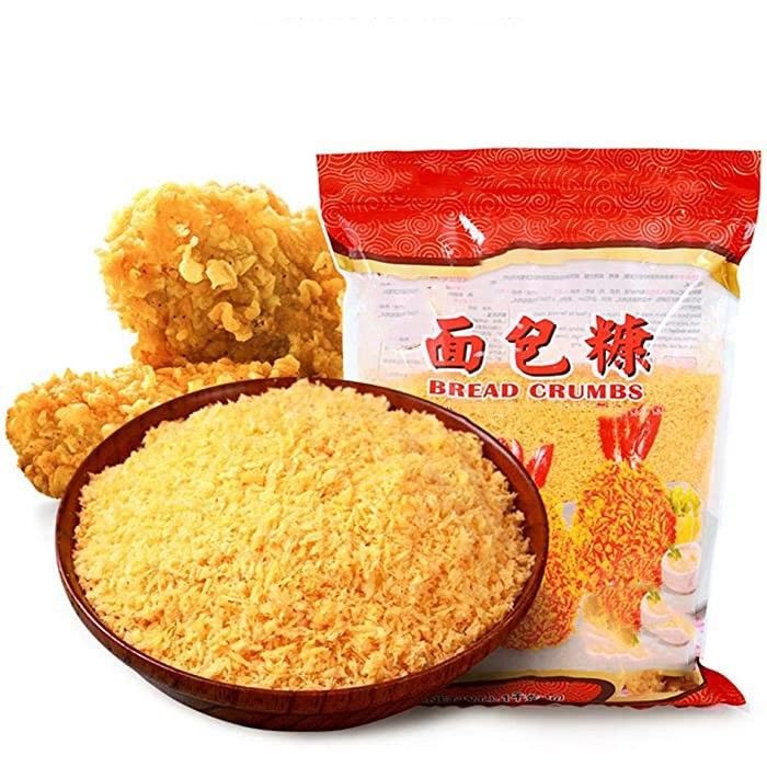 Geel Panko Broodkruimels 4-5 mm Naaldvorm HACCP-gecertificeerd voor gebakken voedsel
