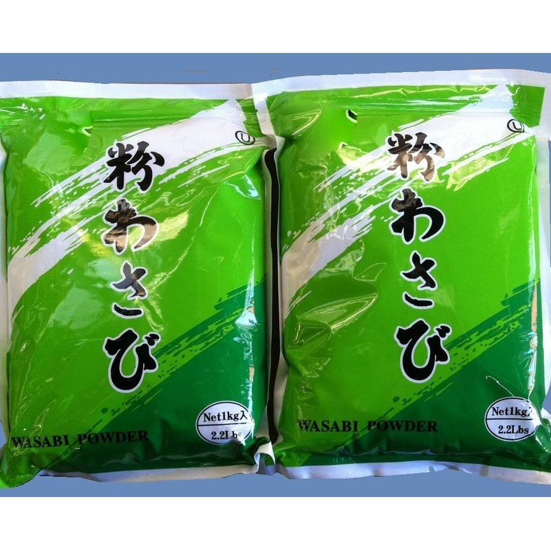 Wasabi poeder 1 kg Wasabi poeder kruiden 1 kg zak groen zuiver Wasabi poeder ABC-klasse