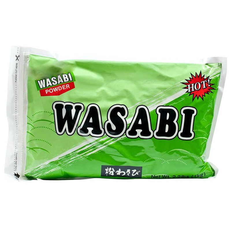 Natuurlijke kleur Smaak Puur Wasabi Poeder Groen 100-120 mesh Max 8% Vocht