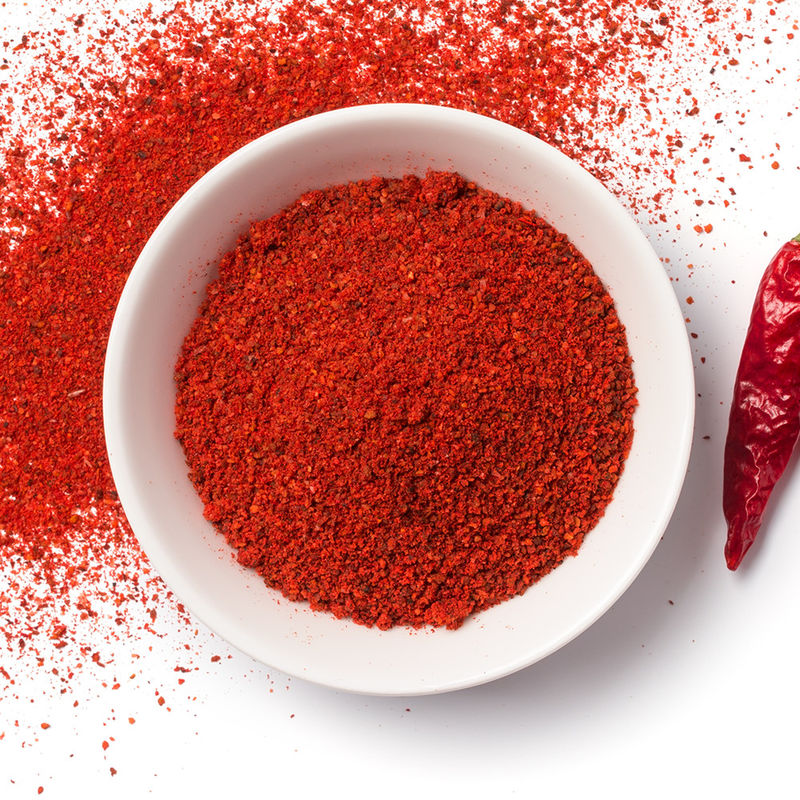 Gedehydrateerde Groenten Bulk Luchtgedroogde Rode Paprika Pure SHU30000 Rode Chilipeper Poeder Chilipoeder