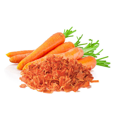 Ontwaterde Oranjerode Droge Wortel Chips Low Sugar