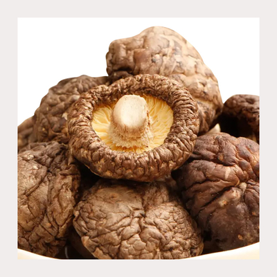 100% natuurlijke gedroogde shiitake paddenstoelen zonder additieven