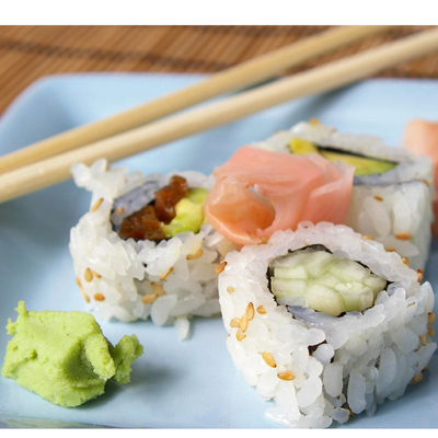 Japanse originele biologische Wasabi poeder voor sushi-geur of kruidensmaak