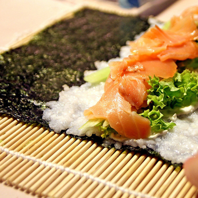 Rectangular Roasted Seaweed Nori, algemeen verkrijgbaar en gemaakt met zeewier ingrediënten