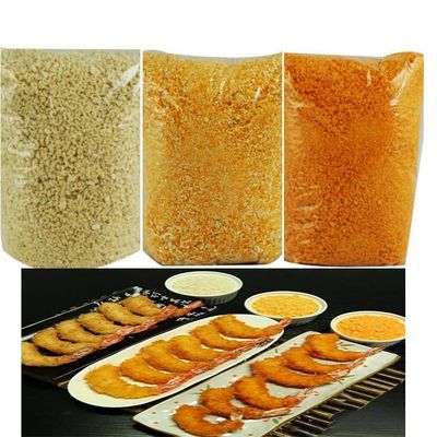 Gele knapperige Japanse panko broodkruimels voor het bakken