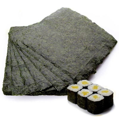 Donkergroene Sushi Nori Roasted Seaweed Nori 100 vellen