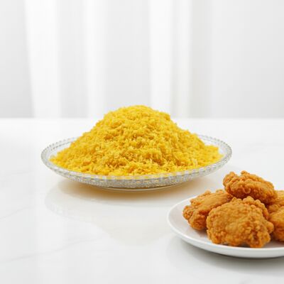 Japanse Panko Broodkruimels 2-12 mm Granulair met 24 maanden houdbaarheid in gele witte oranje kleuren