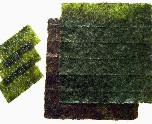 De maximum 5%-Sushi Nori Seaweed With Wrapper van Vochtigheids Donkergroene Yaki
